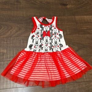 Disney's Minnie Mouse 🐭 dress with tutu bottom size2T